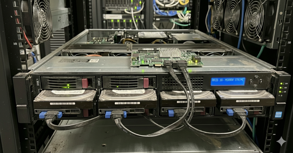 RAID 10 - Recuperação de dados servidores RAID 10