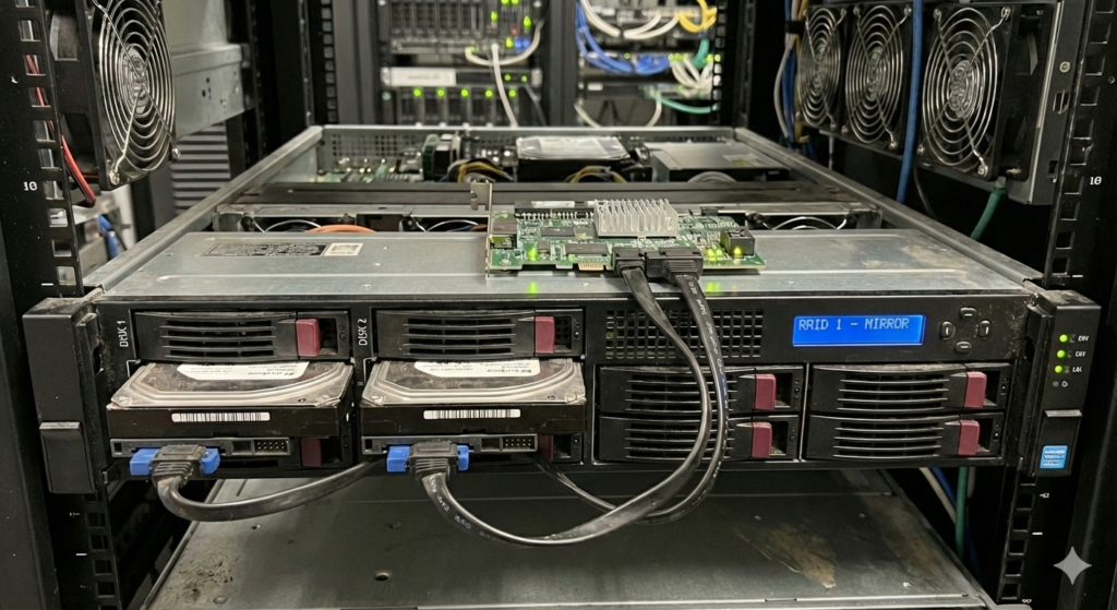 RAID 1 - Recuperação de dados servidores RAID 1